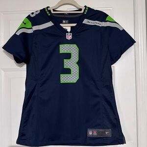 Nike Women's Navy and Green Jersey